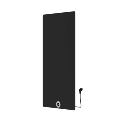 Badkamertopper "Brenner-Black" Elektrische radiator mat-zwart 750W 1200x600mm