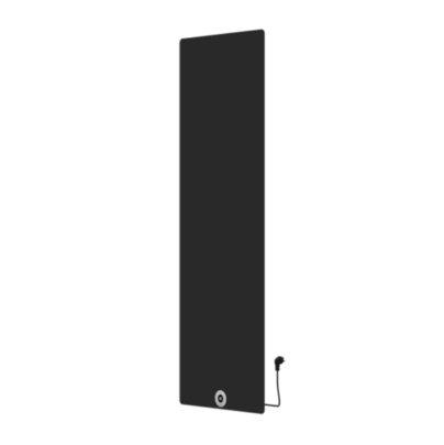 Badkamertopper "Brenner-Black" Elektrische radiator mat-zwart 1200W 1800x600mm