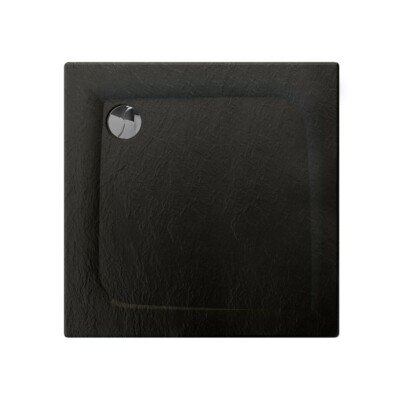 Allibert MOONEO douchebak Mat Zwart-80x80x3 cm