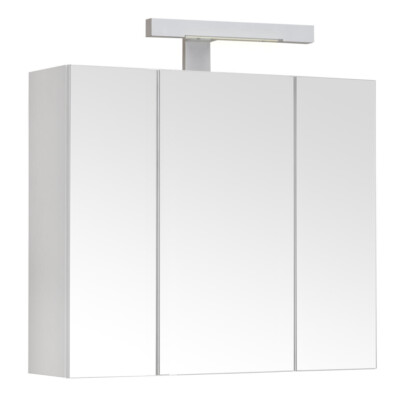 Allibert spiegelkast Piano 60 cm wit met verlichting