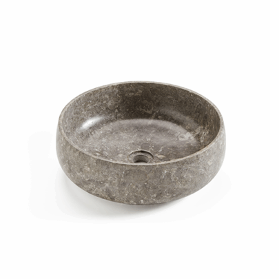 Allibert Ergo marmer opbouw waskom rond 42 cm