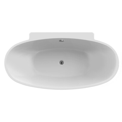Allibert Asara / Agata semi-vrijstaand bad 165x80 cm mat wit
