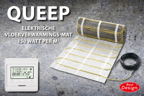Best-Design "Queep" elektrische vloerverwarmings-mat 0.5 m2