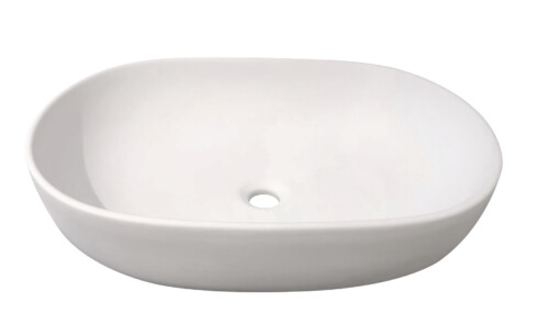 Lariano opbouw waskom mat wit 60x42,5x14cm
