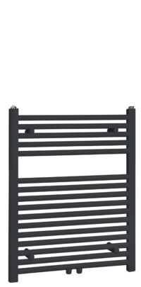 Badkamertopper "Zero-Black" radiator Zwart 445 W 800x600mm