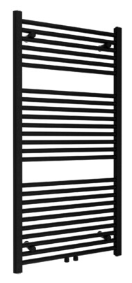 Badkamertopper "Zero-Black" radiator Zwart 729 W 1200x600mm