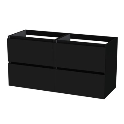 Tiger Loft Wastafelonderkast 120 cm Mat zwart