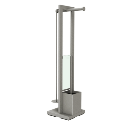 Allibert LOFT-GAME Vrijstaande Toiletaccessoirehouder Mat Grijs