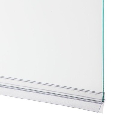 Afdichtprofiel lekstrip douchedeurafdichting met waterkering - Glasdikte 6 tot 8 mm - Lekstrip - Douchedorpel - Douchestrip - Waterstopper