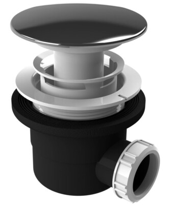 Allibert douche afvoerplug chrome
