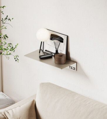T&B Wandplank / Planchet - Mat Beige|Zand|Klei|Greige - 20 cm