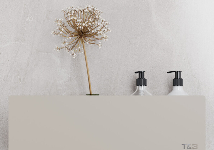 T&B badkamer wandplank Beige