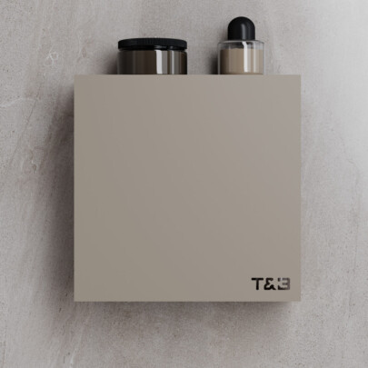 T&B Wandplank / Planchet - 25x25 cm - Mat Beige|Zand|Klei|Greige