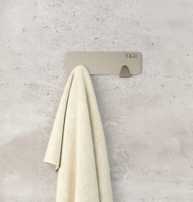 T&B dubbele haak - 16.6 cm - Mat Beige|Zand|Klei|Greige