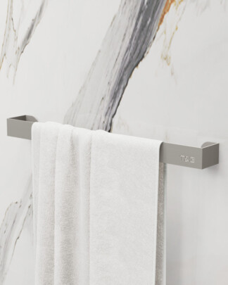 T&B handdoekstang, 51.7 cm, geborsteld aluminium