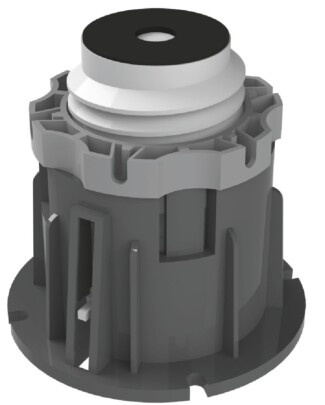 Allibert douchebak poten set Regelbaar 8,2-14 cm 5 Stuks