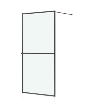 Allibert MILTON Walk indouchewand Zwart 89-90 x 200 cm