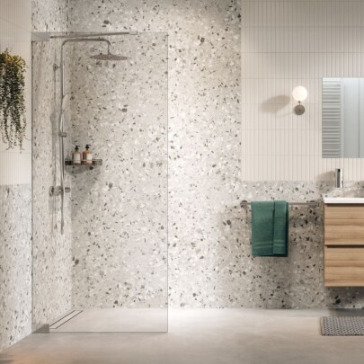 Sealskin Pure Inloopdouche type A3 100x200 cm, 8 mm helder veiligheidsglas met antikalklaag Zilver hoogglans