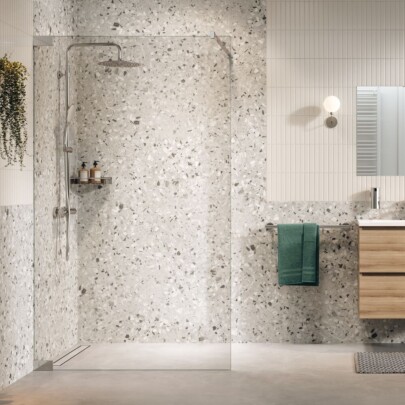 Sealskin Pure Inloopdouche type A3 120x200 cm, 8 mm helder veiligheidsglas met antikalklaag Zilver hoogglans