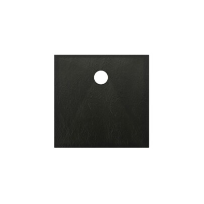 Allibert MARA douchebak 90x90 steendecor zwart