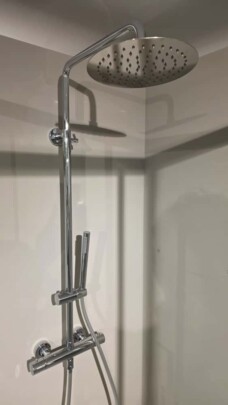 Thys Bormio thermostatische regendouche 25 cm met handdouche – chroom