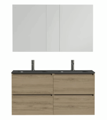 Tiger Loft Badmeubelset 120x45x196 cm Chalet Eiken