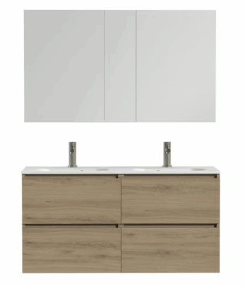Tiger Loft Badmeubelset 120x45x196 cm Chalet Eiken