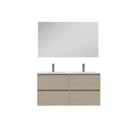 Tiger Loft Badmeubelset 120x45x196 cm Naturel Eiken