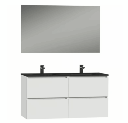 Tiger Loft Badmeubelset 120x45x196 cm Hoogglans Wit