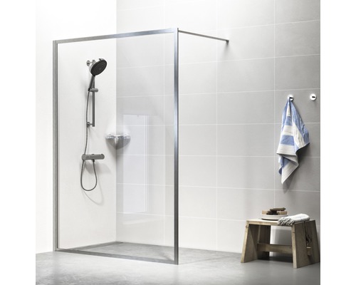 Sealskin Contour inloopdouche type A3 90 cm geborsteld RVS