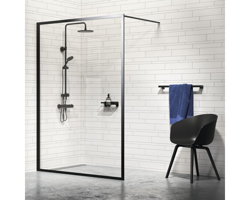 Sealskin Contour inloopdouche type A3 140x200 cm – strak design in mat grijs