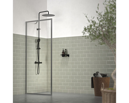 Sealskin Contour inloopdouche type A3 90 cm in mat grijs