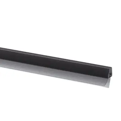 Afdichtprofiel lekstrip douchedeurafdichting met waterkering Sealskin 6/8 mm – 1 meter – Zwart transparant