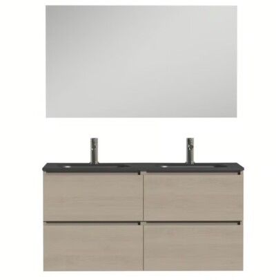 Tiger Loft Badmeubelset 120x45x196 cm Naturel Eiken