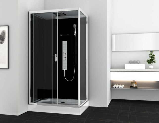 Allibert GIPSY douchecabine rechthoekig hoekmodel 120x80x225 cm