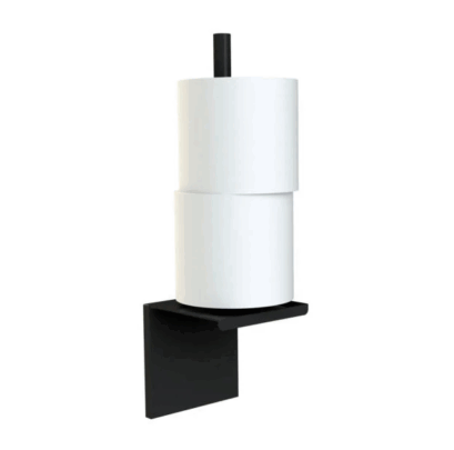 Allibert LOFT-GAME wc-papier voorraadhouder mat zwart