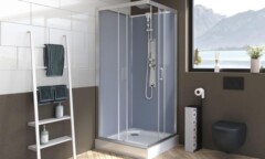 Allibert EVEREST douchecabine vierkant chroom 90x90x225 cm