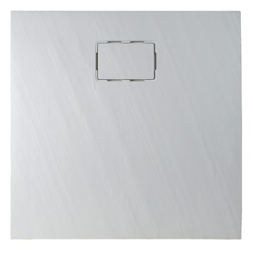 2e kans Allibert Rockstone douchebak 90x90 cm polybeton wit